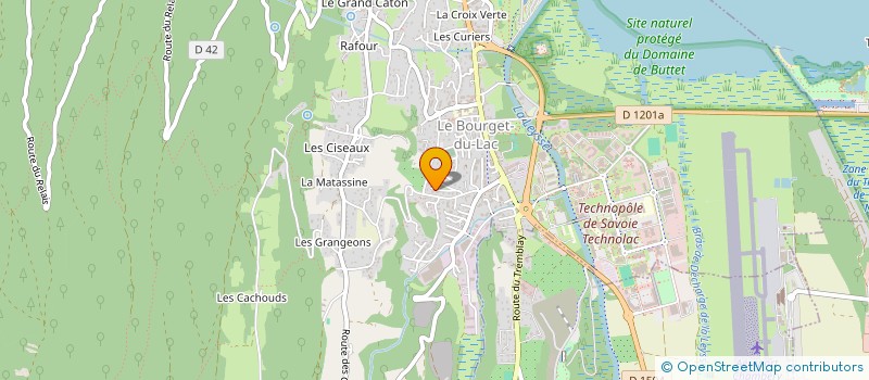 localisation de l'entreprise SYND COPROPRIETAIRES LES VERGERS ST JEAN  LE BOURGET-DU-LAC