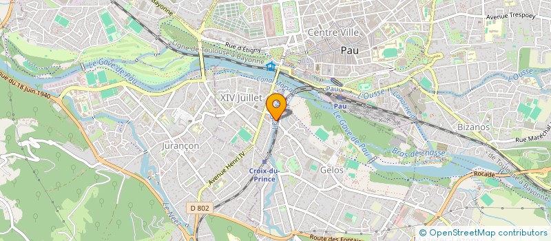 localisation de l'entreprise SYND COPROPRIETAIRES MAISON DU LAC  GELOS