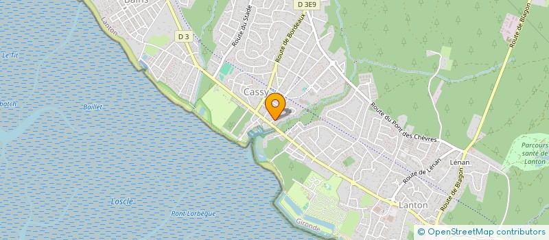 localisation de l'entreprise SYND COPROPRIETAIRES MARINAS DE CASSY  LANTON