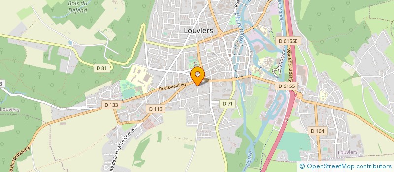 localisation de l'entreprise SYND COPROPRIETAIRES MARRONNIERS  LOUVIERS