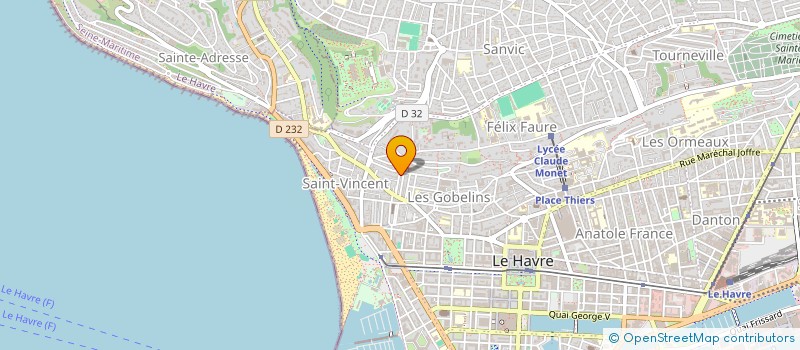 localisation de l'entreprise SYND COPROPRIETAIRES MASSIEU DE CLERVAL à LE HAVRE