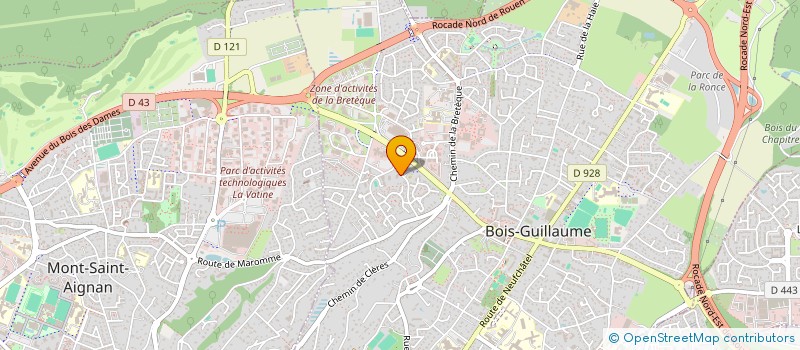 localisation de l'entreprise SYND COPROPRIETAIRES PARC DES BOCQUETS à BOIS-GUILLAUME