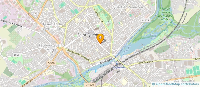 localisation de l'entreprise SYND COPROPRIETAIRES R D ISLE à SAINT-QUENTIN