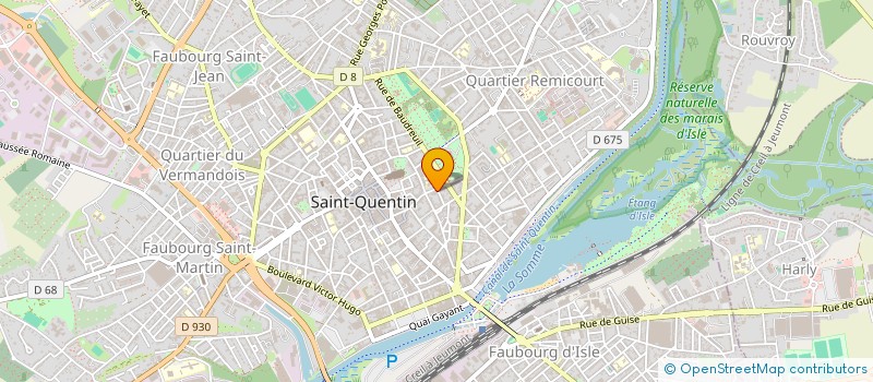 localisation de l'entreprise SYND COPROPRIETAIRES R DES SUZANNES à SAINT-QUENTIN