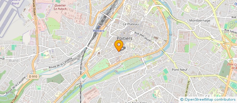 localisation de l'entreprise SYND COPROPRIETAIRES RALLYE BEAULIEU  POITIERS