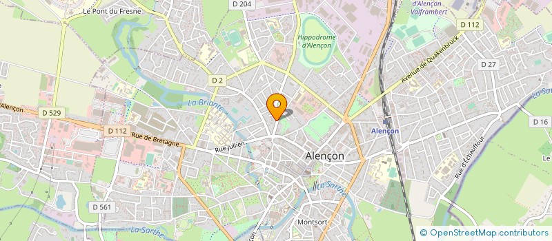 localisation de l'entreprise SYND COPROPRIETAIRES RES 16-22 ECUSSON à ALENCON