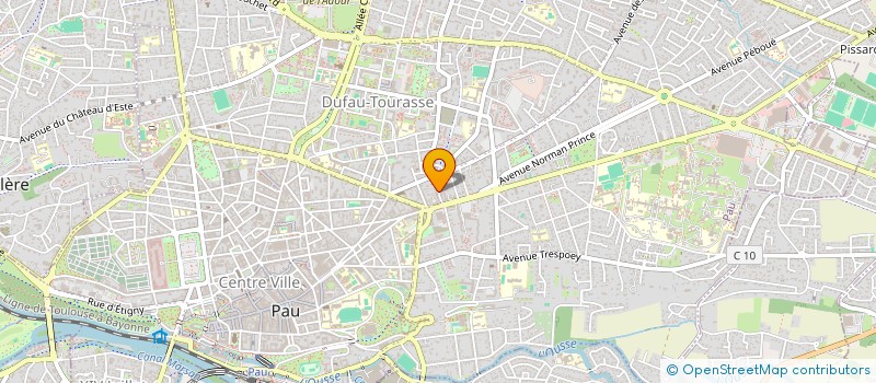 localisation de l'entreprise SYND COPROPRIETAIRES RES 2 RUE RICHELIEU à PAU