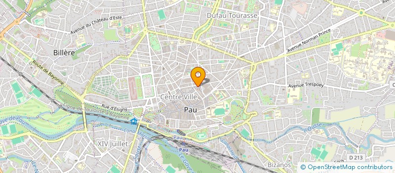 localisation de l'entreprise SYND COPROPRIETAIRES RES 33 R GUICHENNE à PAU