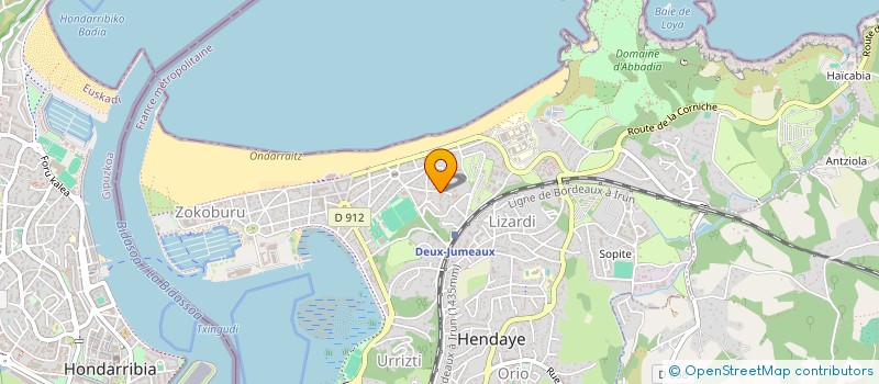 localisation de l'entreprise SYND COPROPRIETAIRES RES ALDEAN  HENDAYE