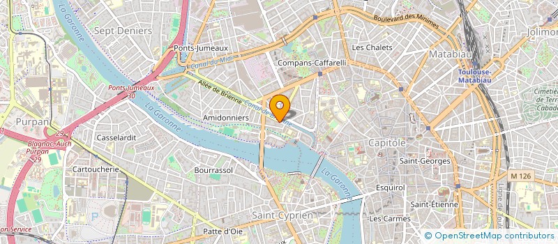 localisation de l'entreprise SYND COPROPRIETAIRES RES ALLEES BRIENNE à TOULOUSE