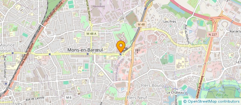 localisation de l'entreprise SYND COPROPRIETAIRES RES AMERICA 3 à MONS-EN-BARŒUL