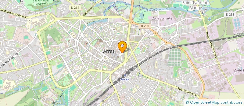localisation de l'entreprise SYND COPROPRIETAIRES RES ANATOLE FRANCE à ARRAS