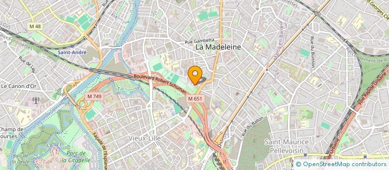 localisation de l'entreprise SYND COPROPRIETAIRES RES AURELIA 2 à LA MADELEINE