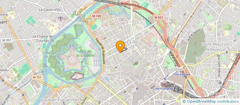 localisation de l'entreprise SYND COPROPRIETAIRES RES BEAUMARCHAIS à LILLE