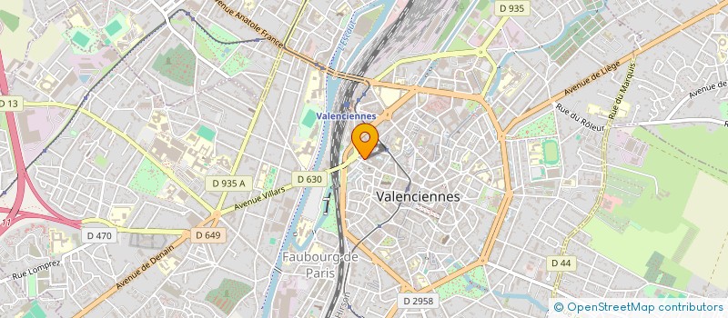 localisation de l'entreprise SYND COPROPRIETAIRES RES BEAUX ARTS à VALENCIENNES