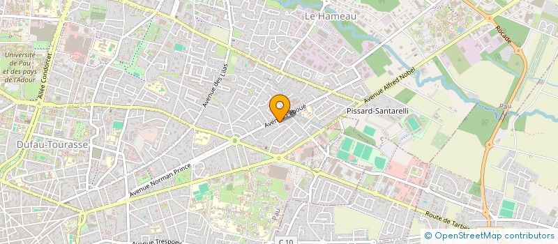 localisation de l'entreprise SYND COPROPRIETAIRES RES BETH SOUREILH à PAU