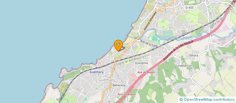 localisation de l'entreprise SYND COPROPRIETAIRES RES BIDART-PLAGE  BIDART