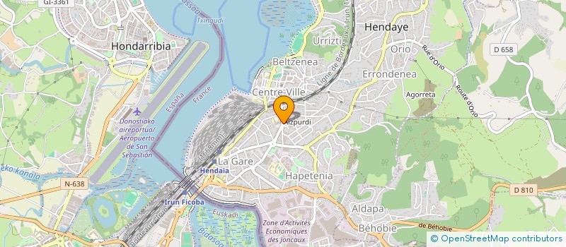 localisation de l'entreprise SYND COPROPRIETAIRES RES BIGARENA  HENDAYE