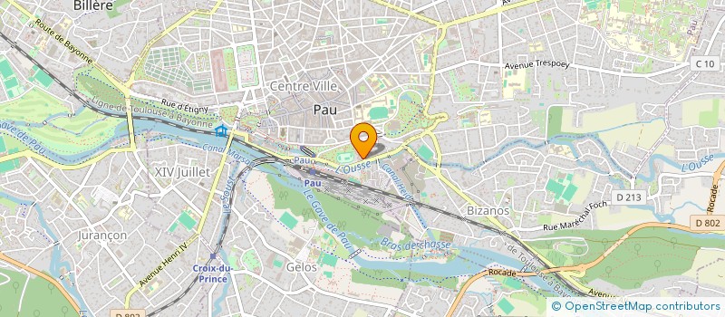 localisation de l'entreprise SYND COPROPRIETAIRES RES BOIS LOUIS II à PAU