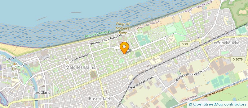 localisation de l'entreprise SYND COPROPRIETAIRES RES BRITANIA 2 à DUNKERQUE