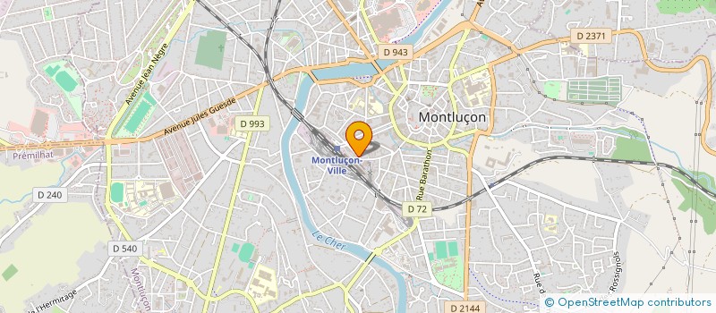 localisation de l'entreprise SYND COPROPRIETAIRES RES BRUXELLES à MONTLUCON