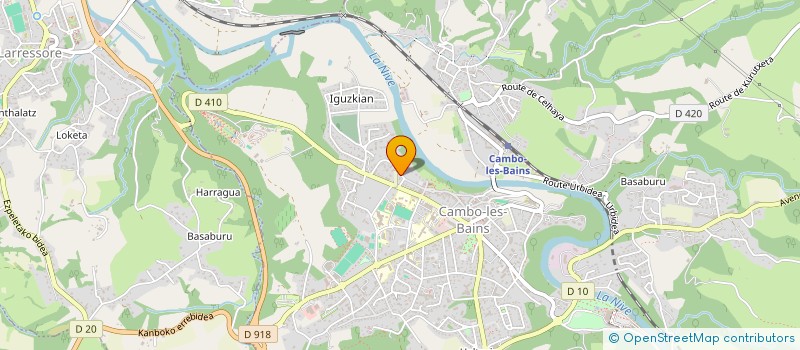 localisation de l'entreprise SYND COPROPRIETAIRES RES CHANTECLER  CAMBO-LES-BAINS