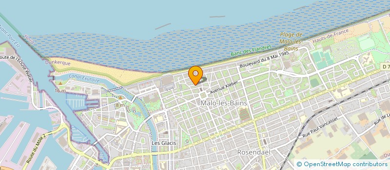 localisation de l'entreprise SYND COPROPRIETAIRES RES CHAVAGNY à DUNKERQUE