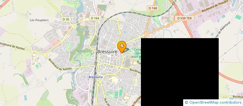 localisation de l'entreprise SYND COPROPRIETAIRES RES CLOS DES HALLES  BRESSUIRE