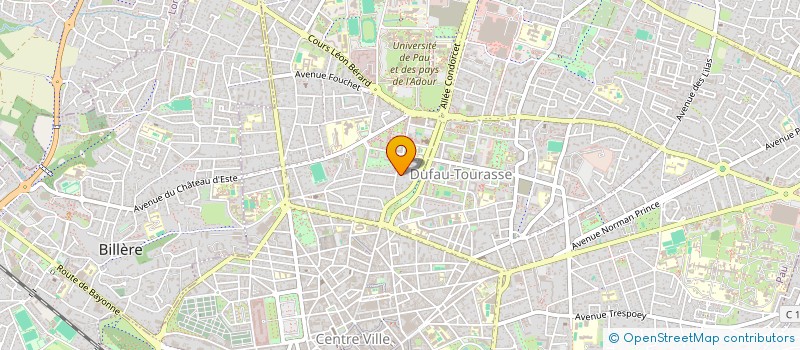localisation de l'entreprise SYND COPROPRIETAIRES RES DE FONVAL à PAU