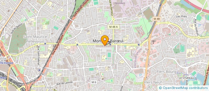 localisation de l'entreprise SYND COPROPRIETAIRES RES DE L EUROPE à MONS-EN-BARŒUL