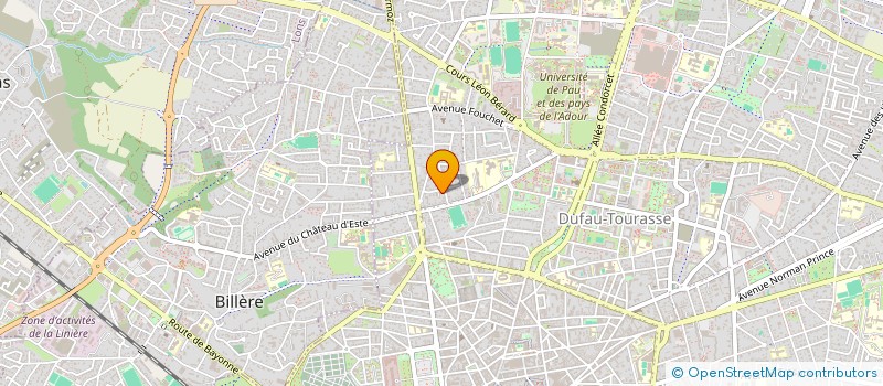 localisation de l'entreprise SYND COPROPRIETAIRES RES DU MIDI à PAU
