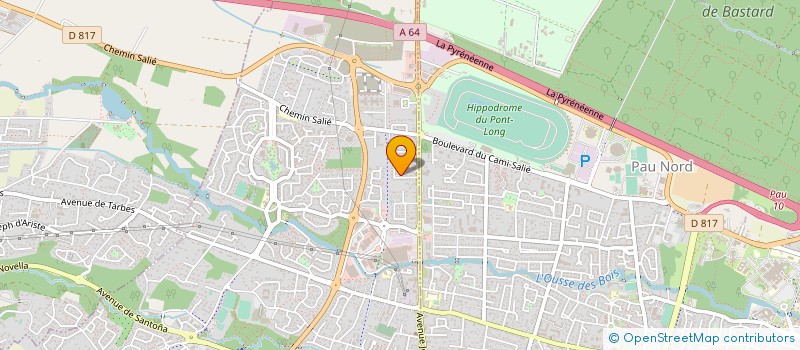 localisation de l'entreprise SYND COPROPRIETAIRES RES DU VAL D'OR  LONS