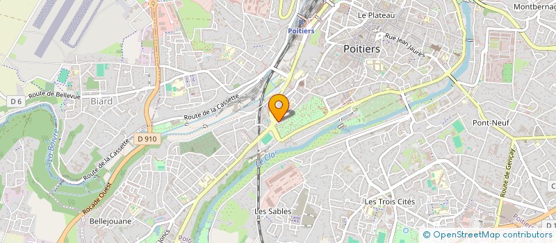 localisation de l'entreprise SYND COPROPRIETAIRES RES ENGHEIN  POITIERS