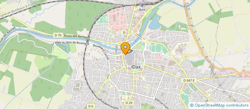 localisation de l'entreprise SYND COPROPRIETAIRES RES ERMITAGE  DAX