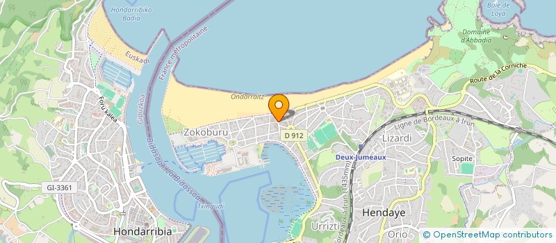 localisation de l'entreprise SYND COPROPRIETAIRES RES ESKUALDUNA B  HENDAYE