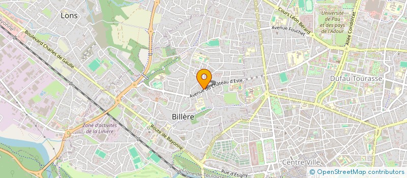 localisation de l'entreprise SYND COPROPRIETAIRES RES ESTE PLEIADE  BILLERE