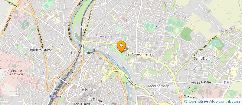 localisation de l'entreprise SYND COPROPRIETAIRES RES GRAND PARC  POITIERS