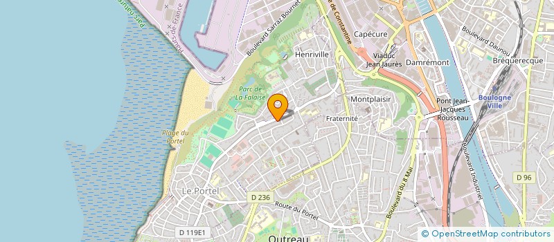 localisation de l'entreprise SYND COPROPRIETAIRES RES.HELENE BOUCHER  LE PORTEL