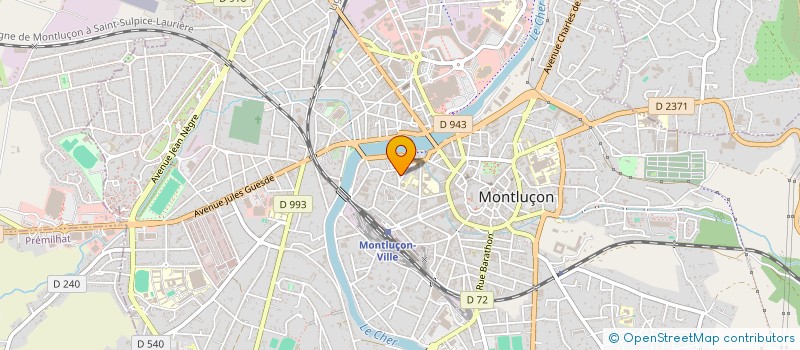 localisation de l'entreprise SYND COPROPRIETAIRES RES JOSEPH COPPIN à MONTLUCON