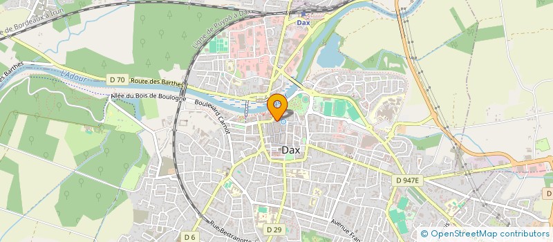 localisation de l'entreprise SYND COPROPRIETAIRES RES KLEIN SARRADE  DAX