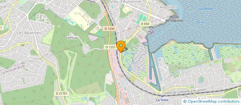 localisation de l'entreprise SYND COPROPRIETAIRES RES L'OSTREICOLE  LA TESTE-DE-BUCH