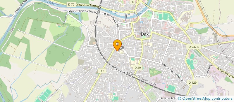 localisation de l'entreprise SYND COPROPRIETAIRES RES LA CANTERA  DAX