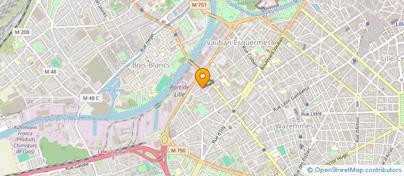 localisation de l'entreprise SYND COPROPRIETAIRES RES LA PLEIADE à LILLE