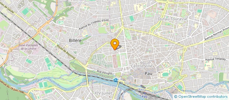 localisation de l'entreprise SYND COPROPRIETAIRES RES LAMARTINE à PAU