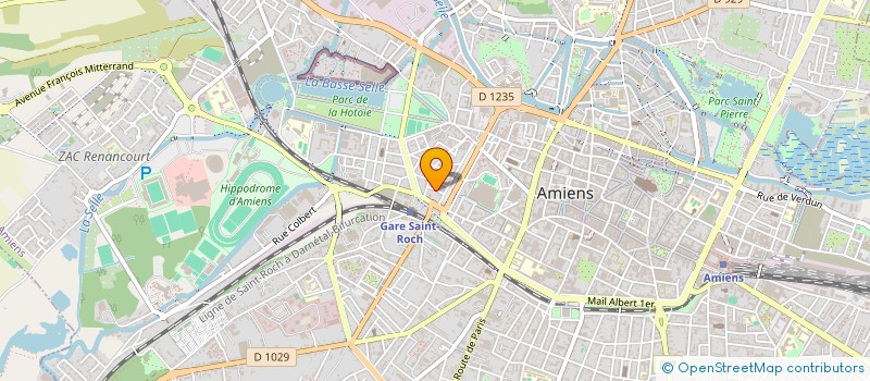 localisation de l'entreprise SYND COPROPRIETAIRES RES LAVOISIER  AMIENS