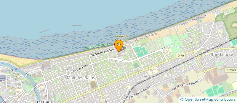 localisation de l'entreprise SYND COPROPRIETAIRES RES LE DYCK BAT A à DUNKERQUE