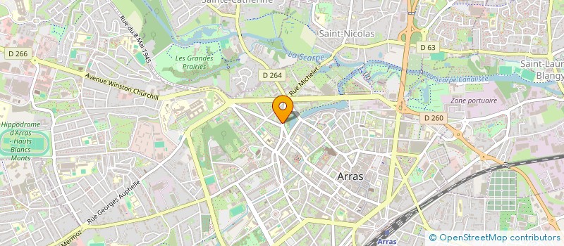 localisation de l'entreprise SYND COPROPRIETAIRES RES LE MINELLE à ARRAS