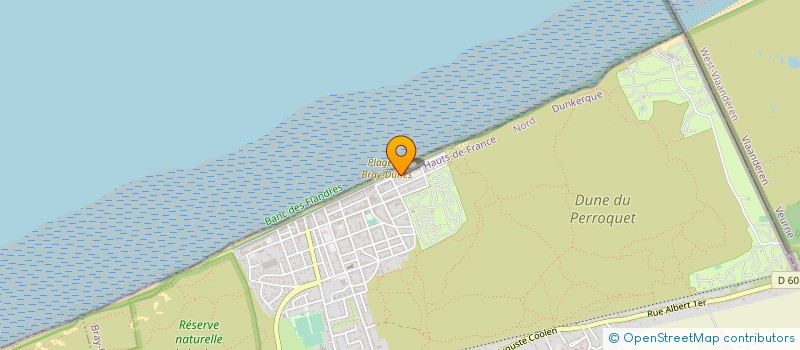 localisation de l'entreprise SYND COPROPRIETAIRES RES LE PANORAMIQUE  BRAY-DUNES