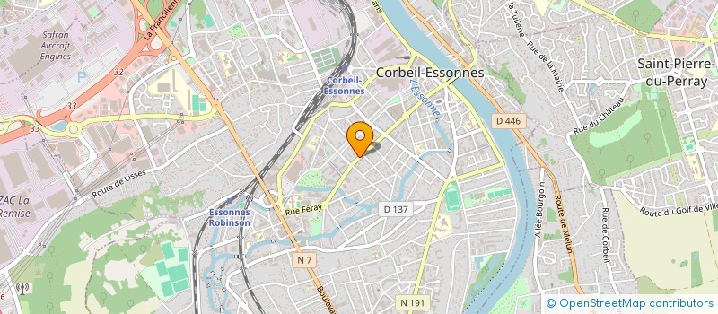 localisation de l'entreprise SYND COPROPRIETAIRES RES LE PARC à CORBEIL-ESSONNES