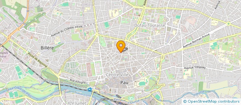 localisation de l'entreprise SYND COPROPRIETAIRES RES LE RONSARD à PAU